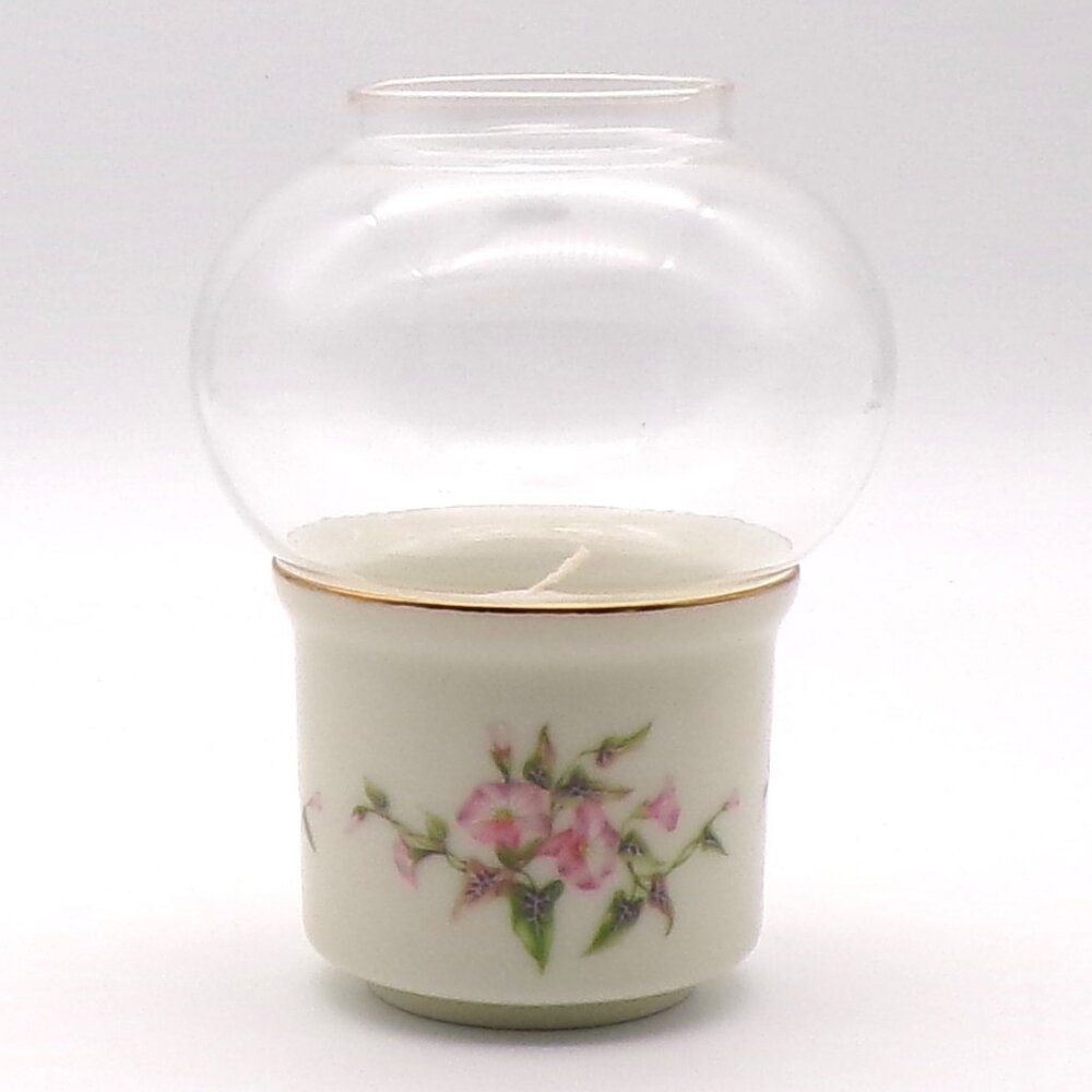 Vintage 80s Russ Ceramic Candleholder and Basket - Picture 3 of 14